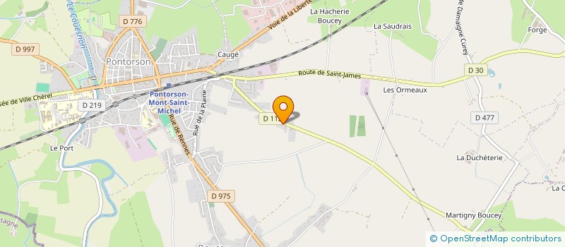 localisation de l'entreprise ADAM  PONTORSON