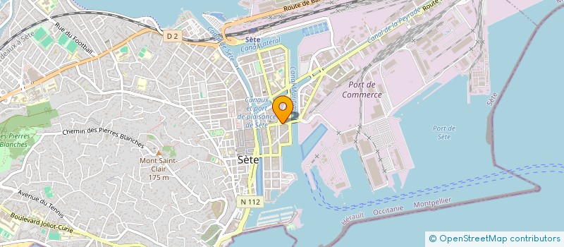 localisation de l'entreprise ADAM  SETE