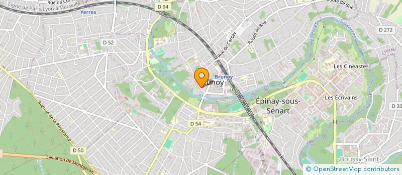 localisation de l'entreprise ADAM à BRUNOY