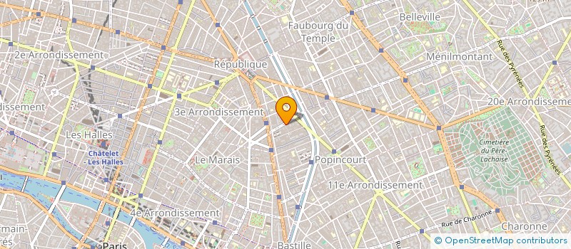 localisation de l'entreprise ADAM à PARIS