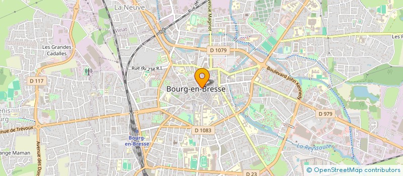 localisation de l'entreprise ADAM à BOURG-EN-BRESSE