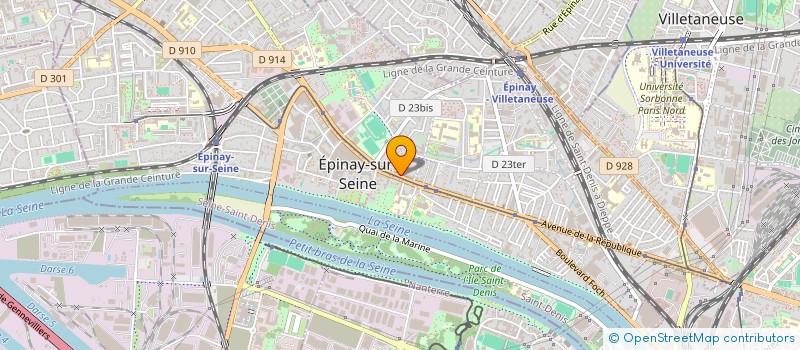 localisation de l'entreprise ADAM à EPINAY-SUR-SEINE