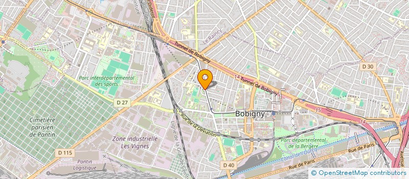 localisation de l'entreprise ADAM  BOBIGNY