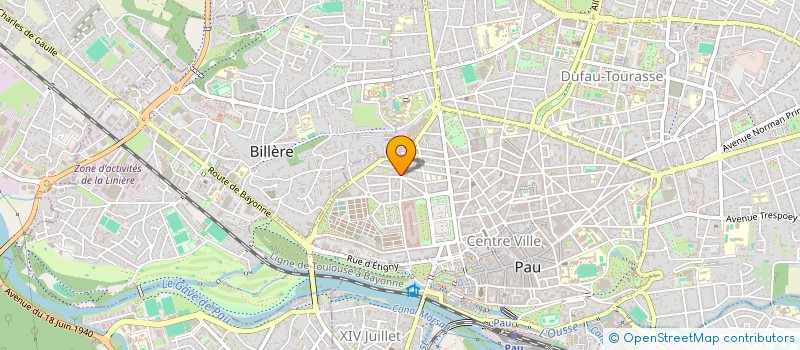 localisation de l'entreprise ADAM à PAU