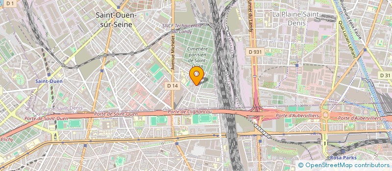 localisation de l'entreprise ADAM  SAINT-OUEN-SUR-SEINE