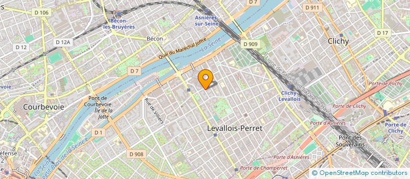 localisation de l'entreprise ADAM  LEVALLOIS-PERRET