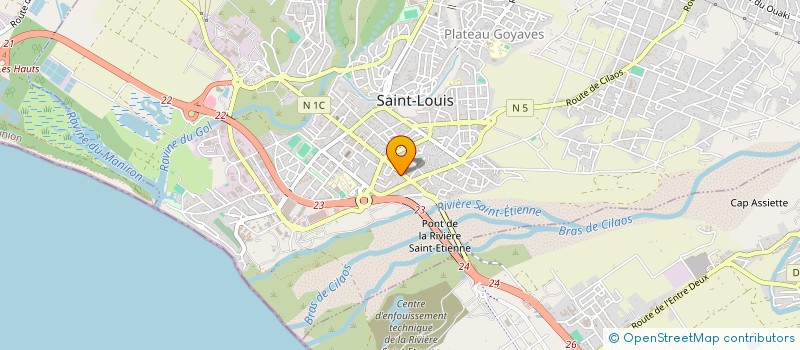 localisation de l'entreprise ADAM.A PIZZA à SAINT-LOUIS