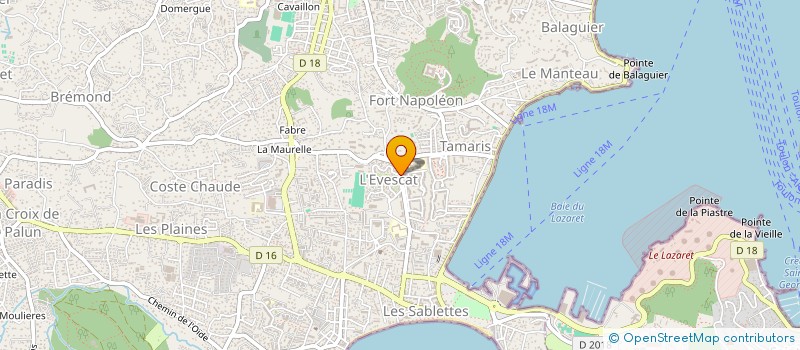 localisation de l'entreprise ADAM AUTOS SERVICE à LA SEYNE-SUR-MER