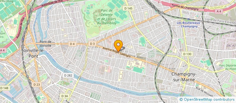 localisation de l'entreprise ADAM BARBER à CHAMPIGNY-SUR-MARNE