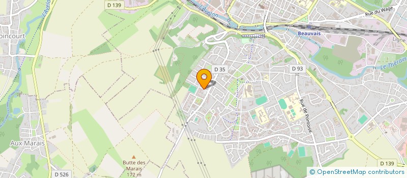 localisation de l'entreprise ADAM BATIMENT  BEAUVAIS