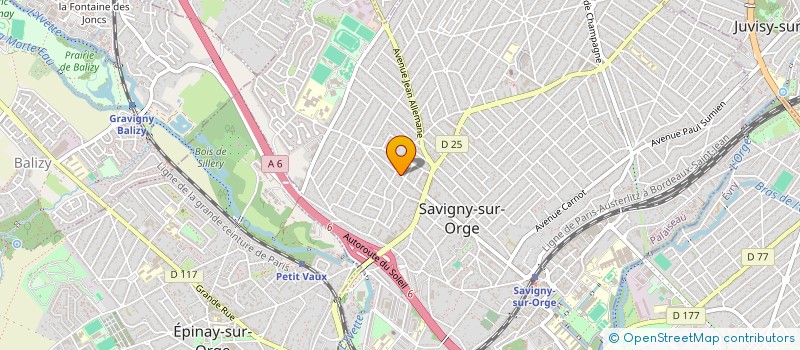 localisation de l'entreprise ADAM CCEJS à SAVIGNY-SUR-ORGE