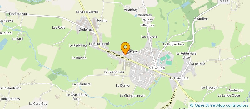 localisation de l'entreprise ADAM CHRISTOPHE  VAL-D'IZE