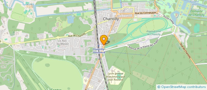 localisation de l'entreprise ADAM COMBUSTIBLES  CHANTILLY