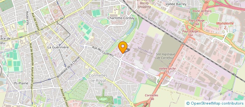 localisation de l'entreprise ADAM ET FILS à CORMELLES-LE-ROYAL