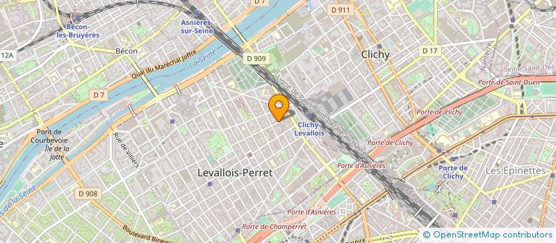 localisation de l'entreprise ADAM EVENTS à LEVALLOIS-PERRET