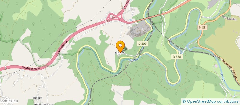 localisation de l'entreprise ADAM EXPLOITATION FORESTIERE  MARVEJOLS