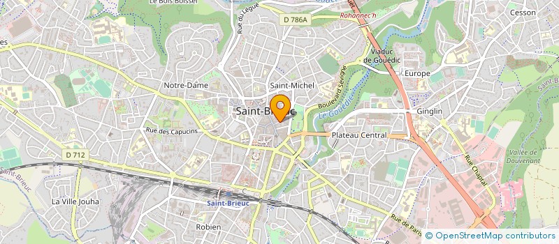 localisation de l'entreprise ADAM FERMETURES à SAINT-BRIEUC
