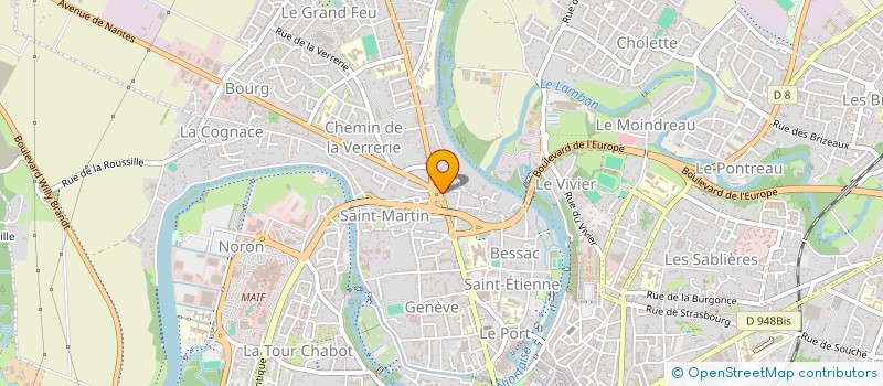 localisation de l'entreprise ADAM FOOD à NIORT