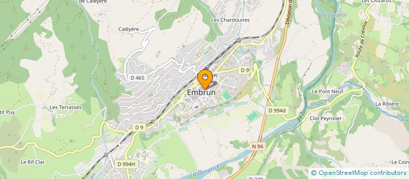 localisation de l'entreprise ADAM HOLENDA PATISSERIE ET RESTAURATION à EMBRUN