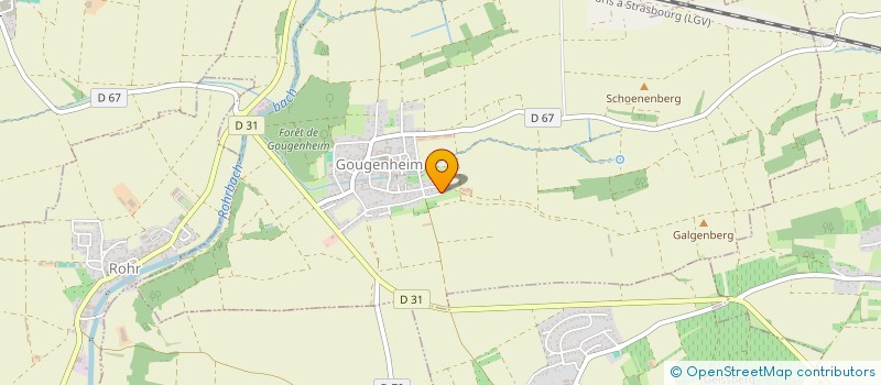 localisation de l'entreprise ADAM ISABELLE  GOUGENHEIM