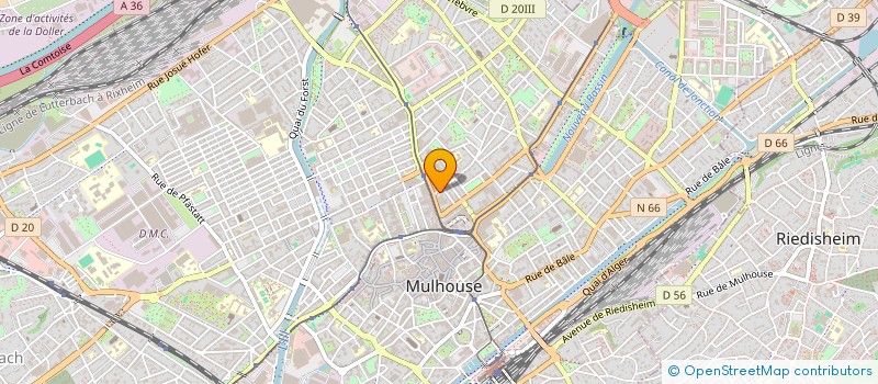 localisation de l'entreprise ADAM JACOBI CONSEIL  MULHOUSE