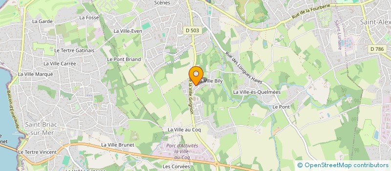 localisation de l'entreprise ADAM JEAN-FRANCOIS AGENCEMENTS ET DECORATION  SAINT-LUNAIRE