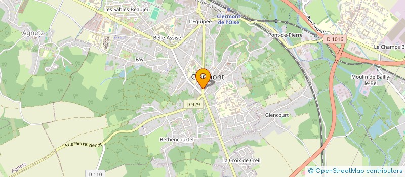 localisation de l'entreprise ADAM LOISIRS  CLERMONT