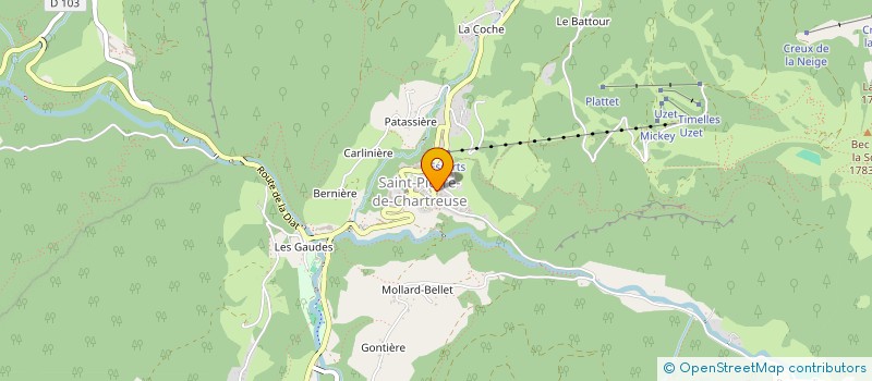 localisation de l'entreprise ADAM & LUCY  SAINT-PIERRE-DE-CHARTREUSE