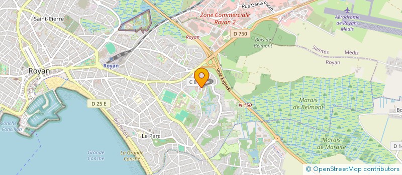 localisation de l'entreprise ADAM-MAHE GESTION  ROYAN