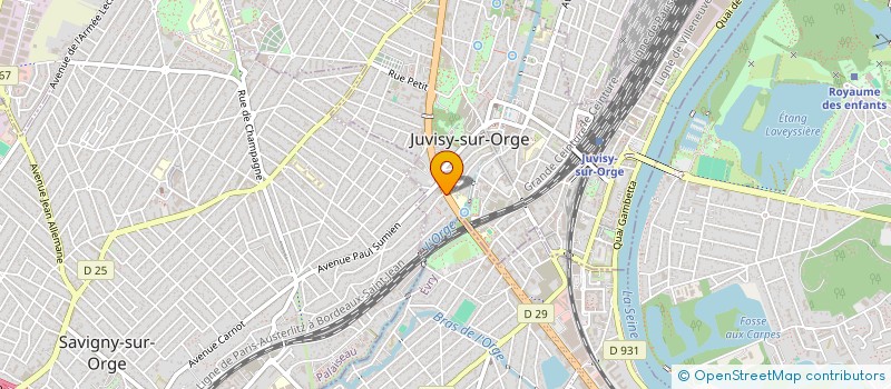 localisation de l'entreprise ADAM MH à JUVISY-SUR-ORGE