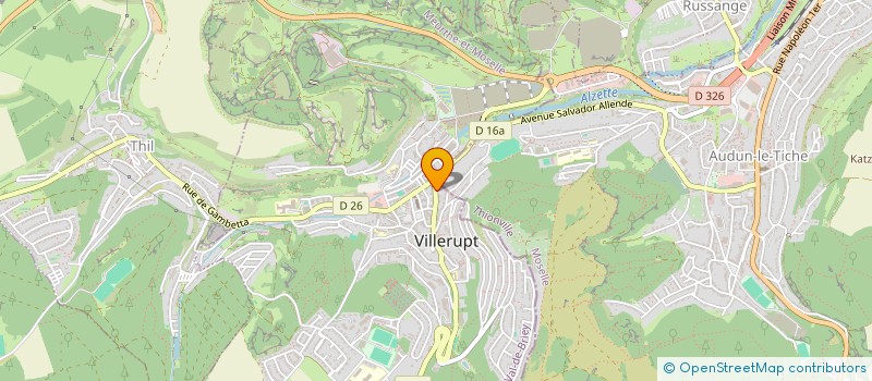 localisation de l'entreprise ADAM MICHEL ET FALCONE FIORANT à VILLERUPT