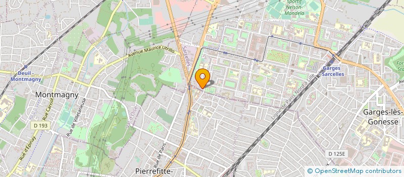 localisation de l'entreprise ADAM NETTOYAGE MULTI SERVICES à SARCELLES