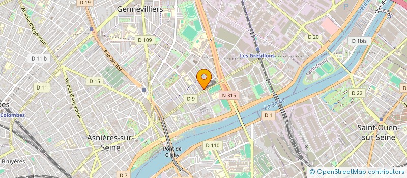 localisation de l'entreprise ADAM O'PIZZA  GENNEVILLIERS