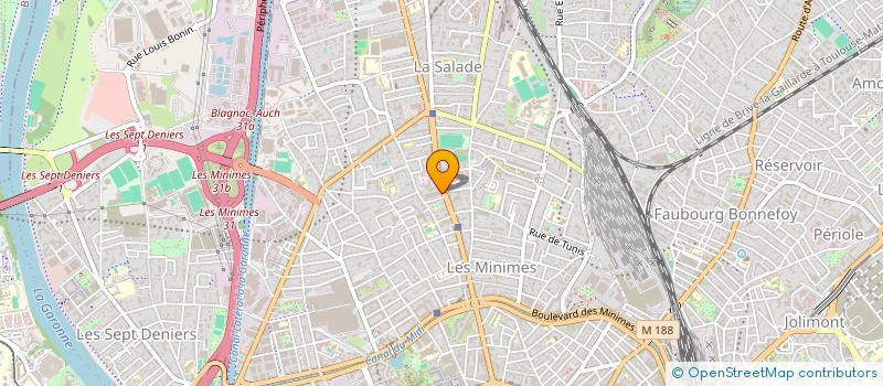 localisation de l'entreprise ADAM PALAZE à TOULOUSE