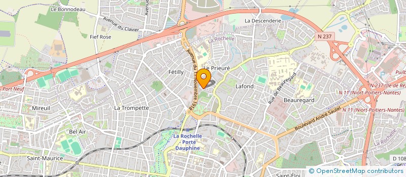 localisation de l'entreprise ADAM PARTNERS  PERIGNY