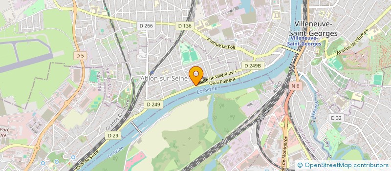 localisation de l'entreprise ADAM PERARNAU ARCHITECTURE  ABLON-SUR-SEINE