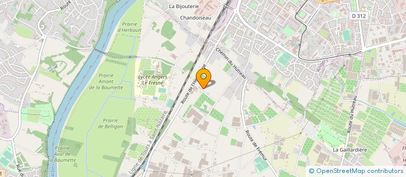 localisation de l'entreprise ADAM PRODUCTION à STE GEMMES SUR LOIRE