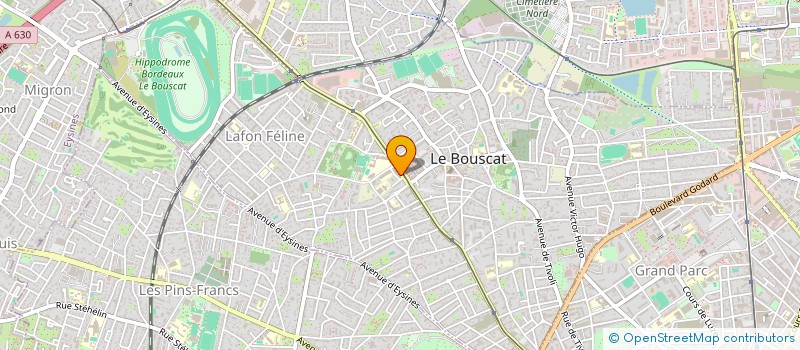 localisation de l'entreprise ADAM RAYAN NOUR EL SETTAT  LE BOUSCAT