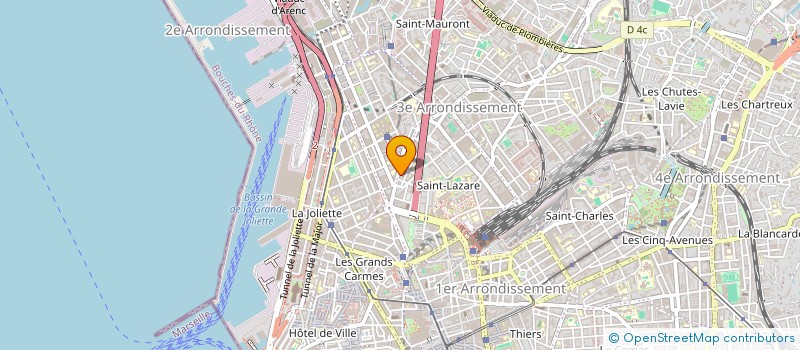 localisation de l'entreprise ADAM'S 84 à MARSEILLE