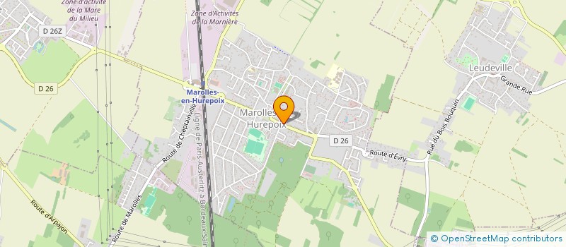 localisation de l'entreprise ADAM ' S II  LEUDEVILLE