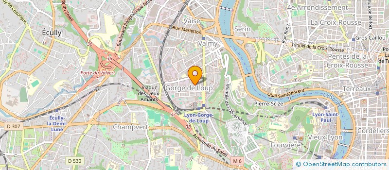 localisation de l'entreprise ADAM SA à LYON