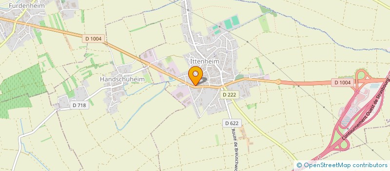 localisation de l'entreprise ADAM SAS  ITTENHEIM