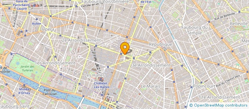 localisation de l'entreprise ADAM SAS  PARIS