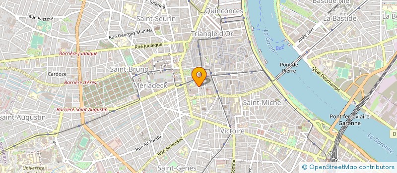 localisation de l'entreprise ADAM SERVICES à BORDEAUX