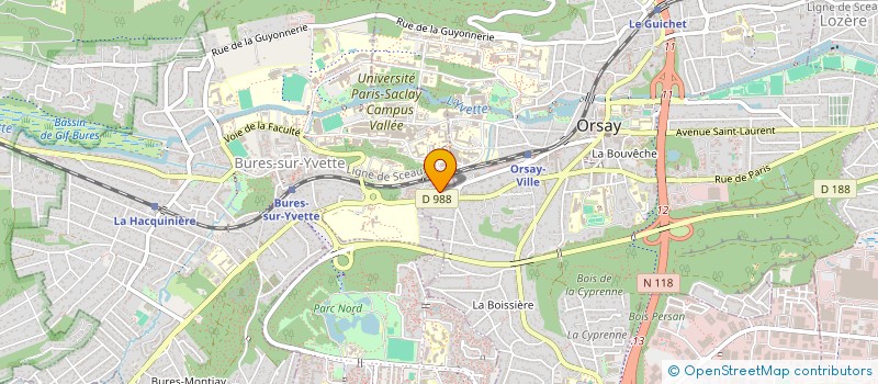 localisation de l'entreprise ADAM-TRANS  BURES-SUR-YVETTE