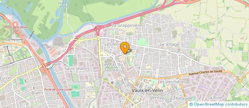 localisation de l'entreprise ADAM TRANSP à VAULX-EN-VELIN