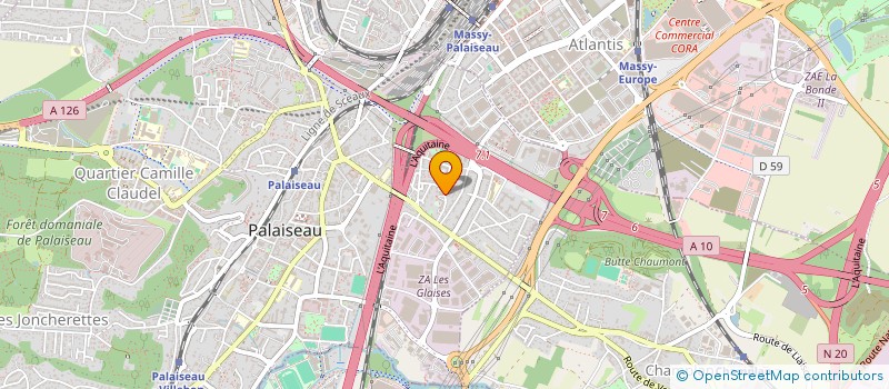 localisation de l'entreprise ADAM VTC à PALAISEAU