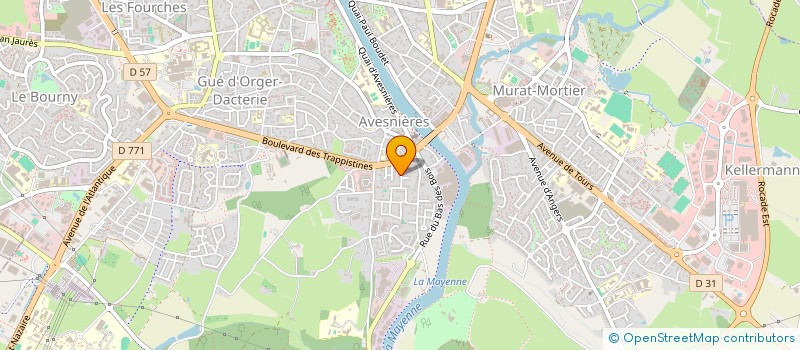 localisation de l'entreprise ADAM XAVIER SARL à LAVAL