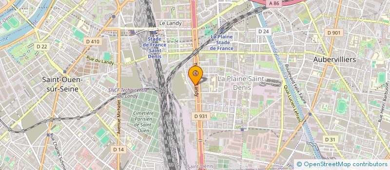 localisation de l'entreprise ADAMA à SAINT-DENIS