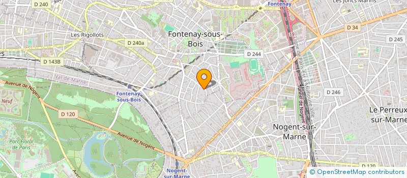 localisation de l'entreprise ADAMA à FONTENAY-SOUS-BOIS